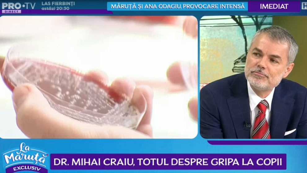 VIDEO Medicul Mihai Craiu, totul despre gripa la copii