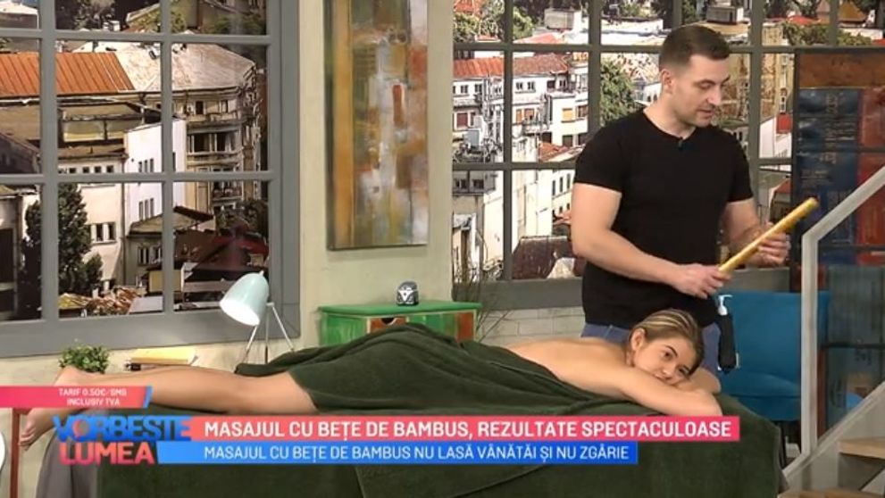 VIDEO: Masajul cu bete de bambus, rezultate spectaculoase