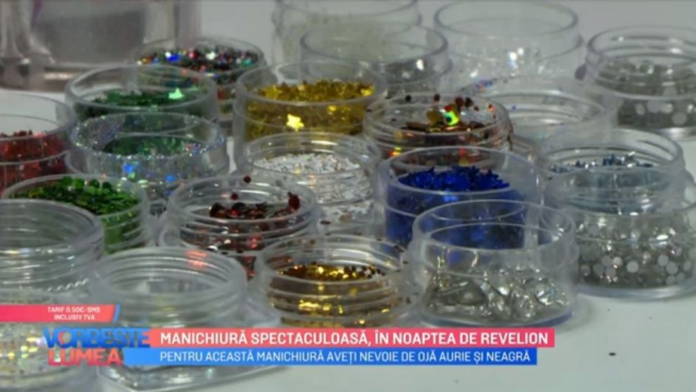 VIDEO Manichiură spectaculoasă pentru noaptea de revelion