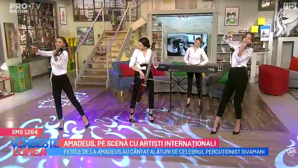 VIDEO Amadeus, pe scenă cu artiști internaționali