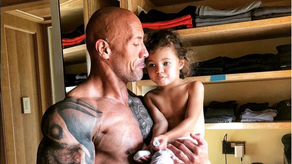 Dwayne Johnson a dat în mintea copiilor de dragul fiicei sale. Cum se joacă actorul cu micuța Jasmine