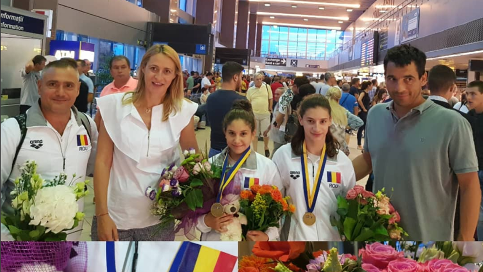 VIDEO Camelia Potec s-a întors de la campionatul de înot și se pregătește de naștere