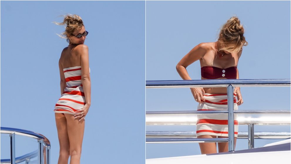 Nici paparazzii nu se mai îndurau să plece: i-au făcut sute de poze! Vedeta care a făcut spectacol pe yacht, fară să știe că e fotografiată la orice mișcare