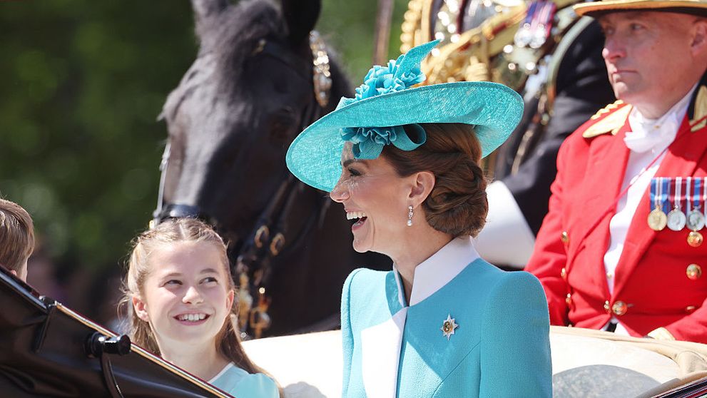 Prințesa Charlotte, copia fidelă a mamei sale, Kate Middleton. Apariție fermecătoare în ținute asortate la Trooping the Colour 2025
