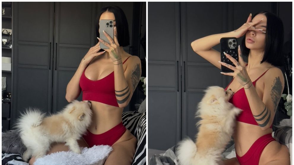 „Fă-mă doamne pomeranian!” O influenceriță din România le-a aprins imaginația fanilor după ce a pozat în lenjerie intimă