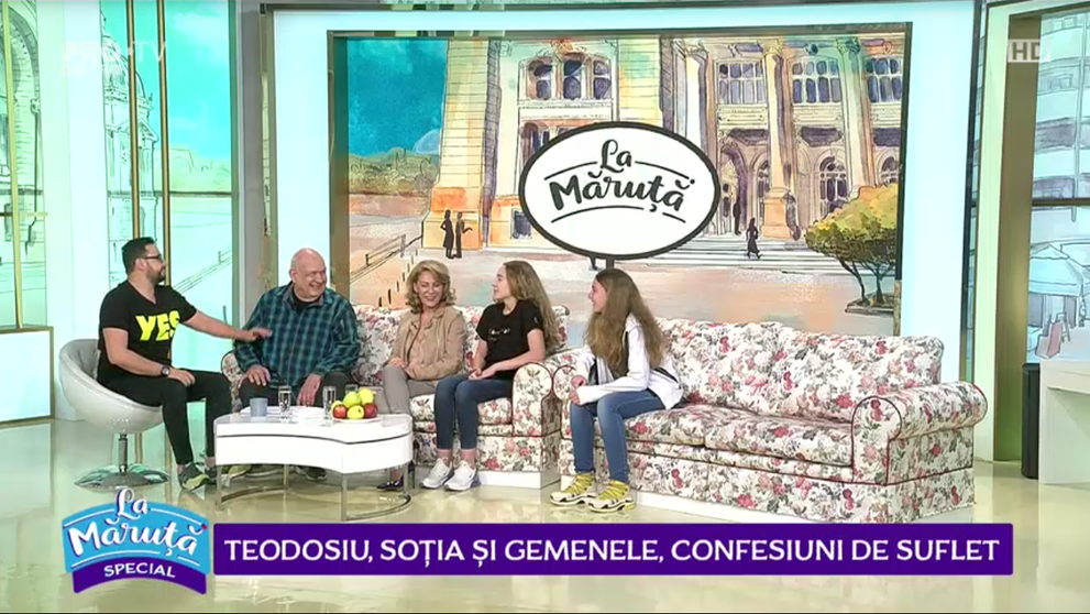 VIDEO Teodosiu, soția și gemenele, confesiuni de suflet