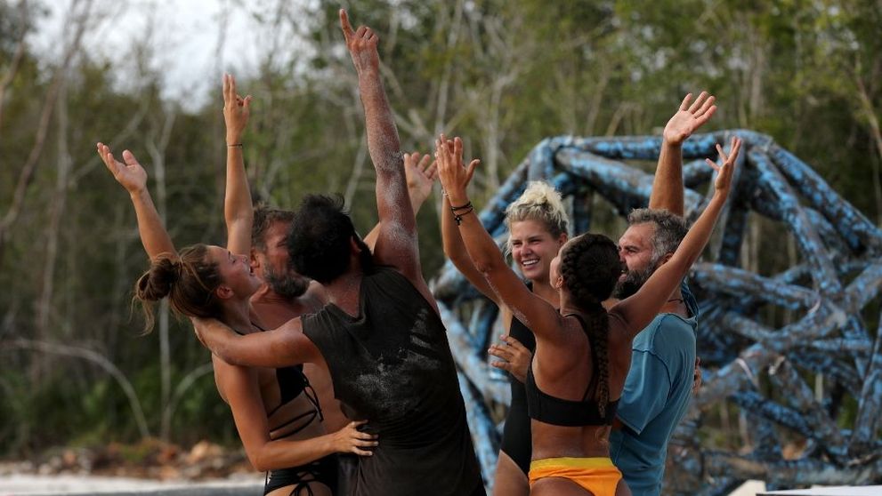Survivor România, 12 aprilie 2023: Echipa lui Dan Ursa se bucură de victorie, după jocul pentru recompensă