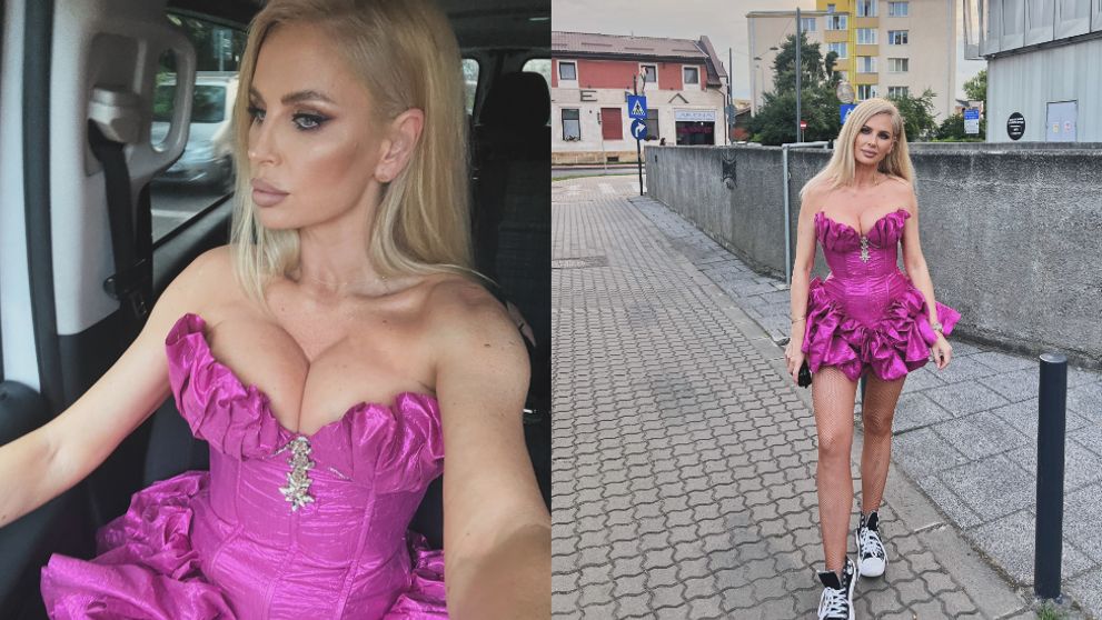 Andreea Bănică, apariție controversată, într-o rochie mult prea decoltată. Fanii au taxat-o imediat când au văzut-o cum arată: „Bine că nu i-ai ridicat până în gât”