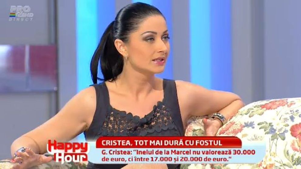 Gabriela Cristea, la 