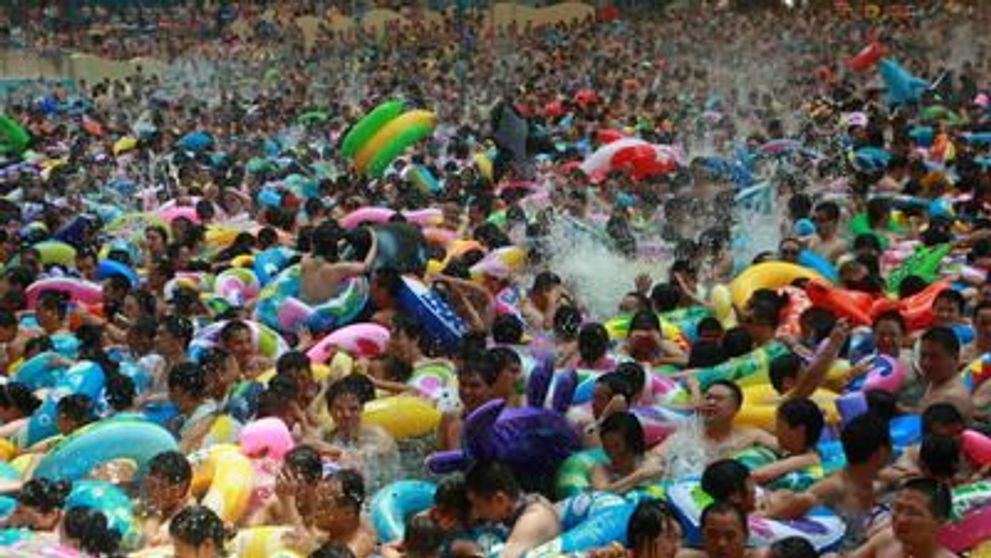 Cum se distreaza chinezii la water park! FOTO uluitoare