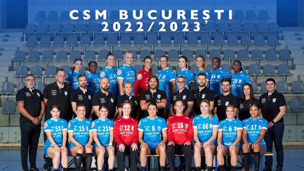 CSM București și-a prezentat echipa pentru sezonul 2022-2023! Meciurile din competiția internă se văd pe VOYO