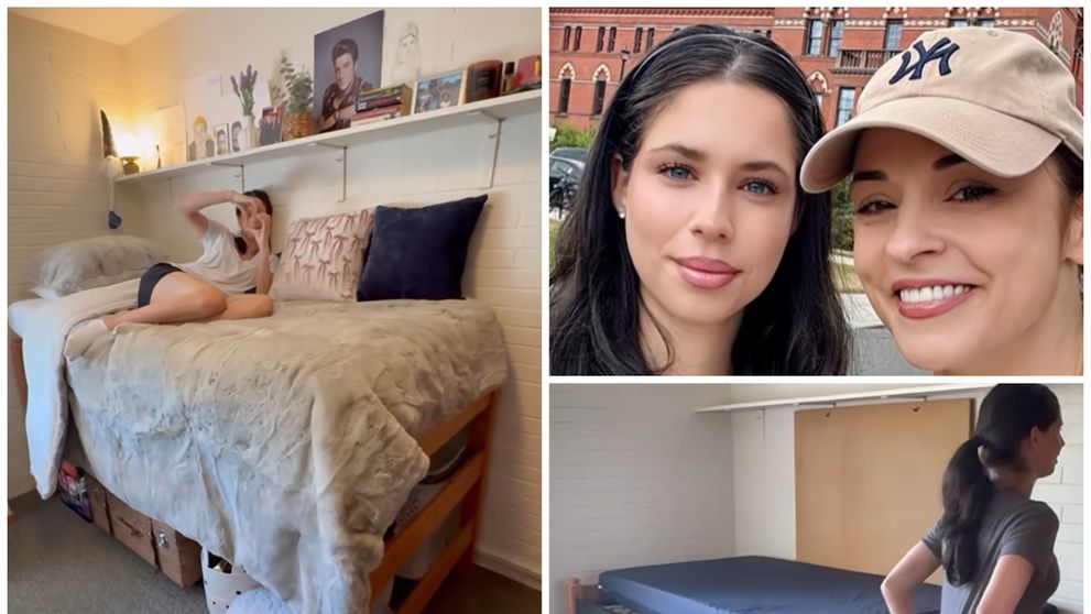 Andreea Marin și-a ajutat fiica să se instaleze în campusul Universității Cornell. Cum arată camera de studentă a Violetei