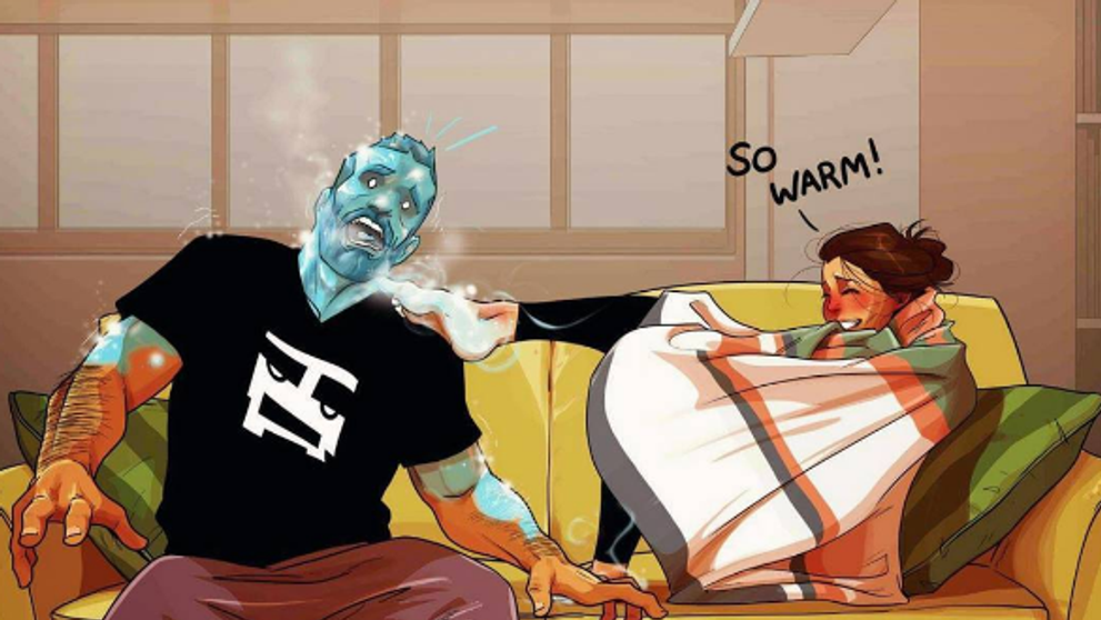Cum se comporta femeile cu adevarat cu sotii lor. Ilustratiile amuzante care au cucerit internetul