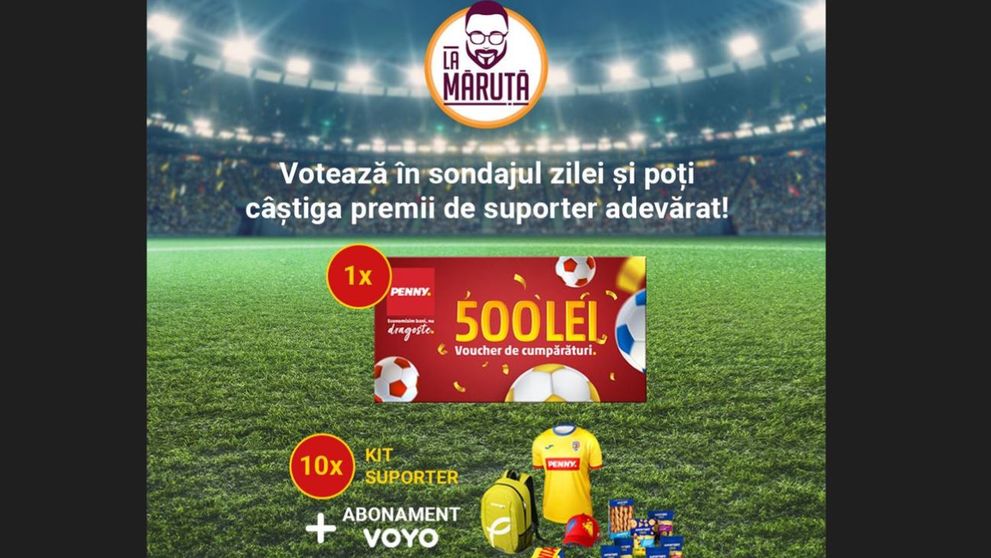 (P) Votează în sondajul zilei pe pagina emisiunii La Măruță și poți câștiga premii de suporter adevărat