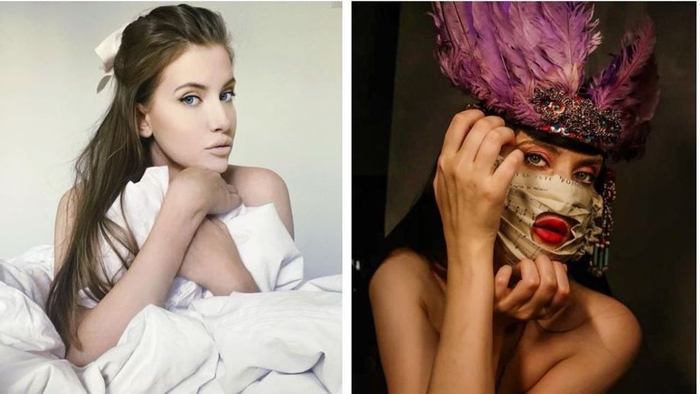 Iulia Albu a devenit designer de măști: 