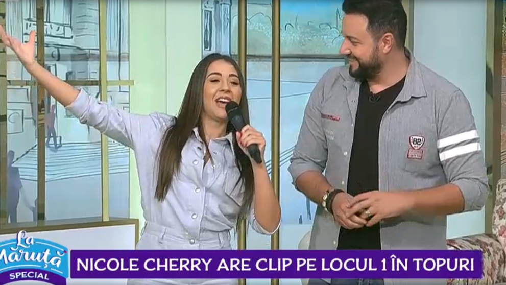 VIDEO Nicole Cherry are clip pe locul 1 în topuri