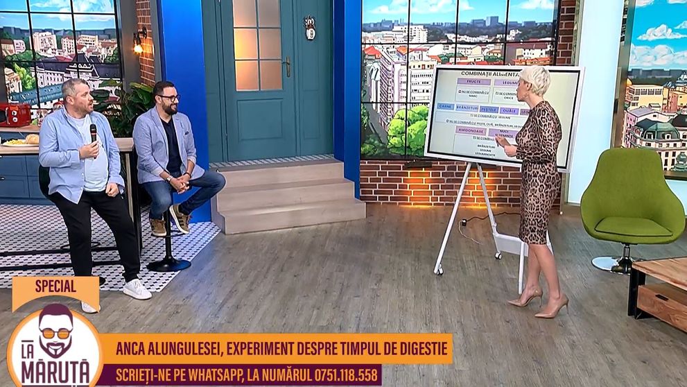 Cum poți combina alimentele pentru o digestie ușoară? Ce spune Anca Alungulesei La Măruță