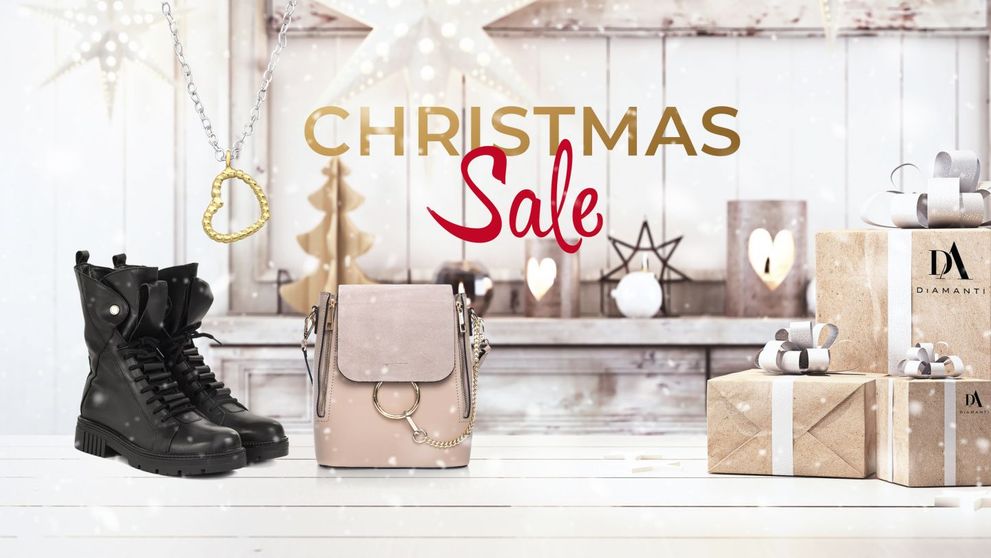(P) Este Christmas Sale pe DiAmanti.ro. Comandă acum online genți, încălțăminte și bijuterii la prețuri excepționale!