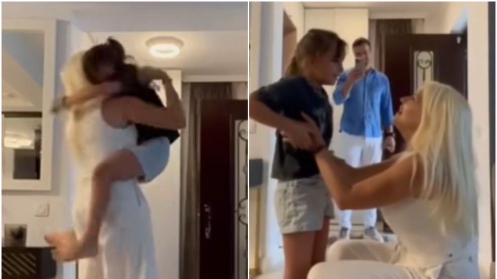 Elena Udrea și-a revăzut fiica după ce a ieșit din închisoare! Eva a căzut, pur și simplu, din picioare atunci când și-a văzut mama. Momentul a fost filmat