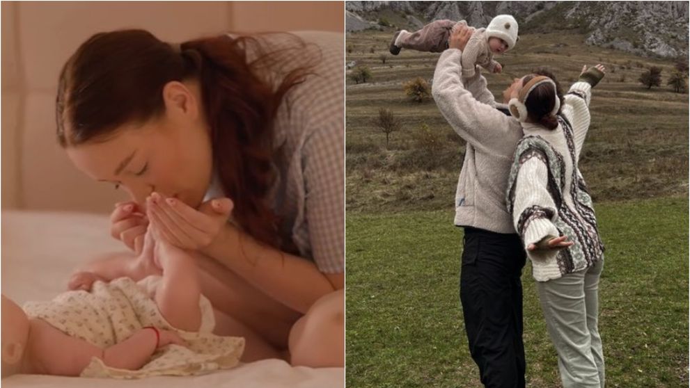 Lorena Șerban a publicat primele fotografii în care se vede chipul fetiței sale! Cum arată Freya