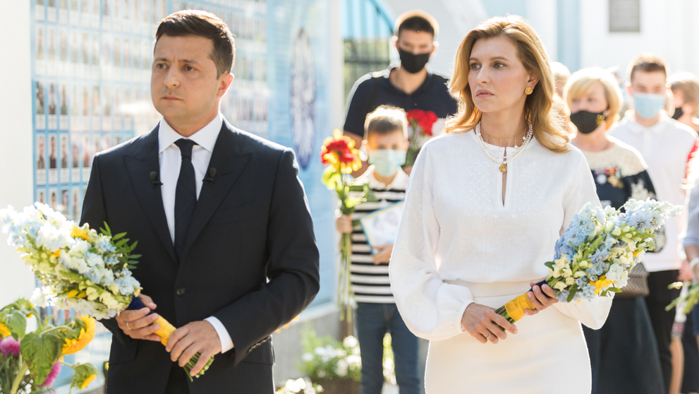 Soția lui Volodimir Zelenski a dezvăluit ce i-a spus președintele Ucrainei când prima bombă rusă a căzut