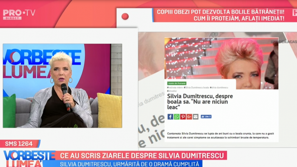 VIDEO Astăzi este ziua Silviei Dumitrescu și împlinește 58 de ani. Momentul care a nemulțumit-o