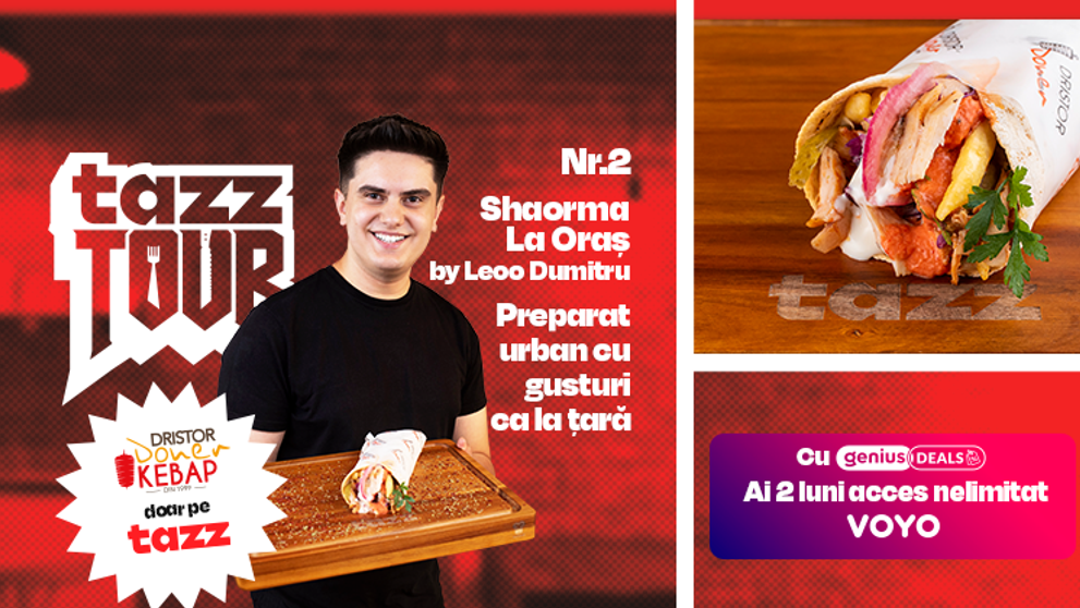 A apărut shaorma ”La oraș”, inspirată de serialul VOYO! De unde o puteți savura și cu ce beneficii vine