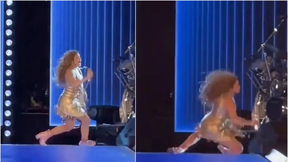 Shakira, moment dramatic pe scenă! Cântăreața columbiană s-a împiedicat și a căzut în fața milioanelor de fani