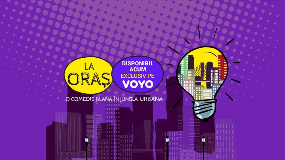 Primele episoade din serialul de comedie La Oraș sunt disponibile acum exclusiv pe VOYO