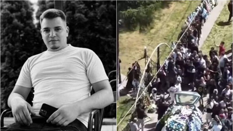 Mădălin Paul Păduran a fost condus pe ultimul drum! Imaginile sfâșietoare de la înmormântarea tânărului decedat în timp ce îl urmărea pe presupusul amant al iubitei sale