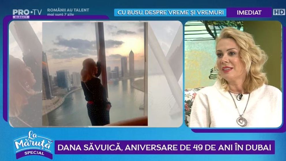 VIDEO Dana Săvuică, aniversare de 49 de ani în Dubai