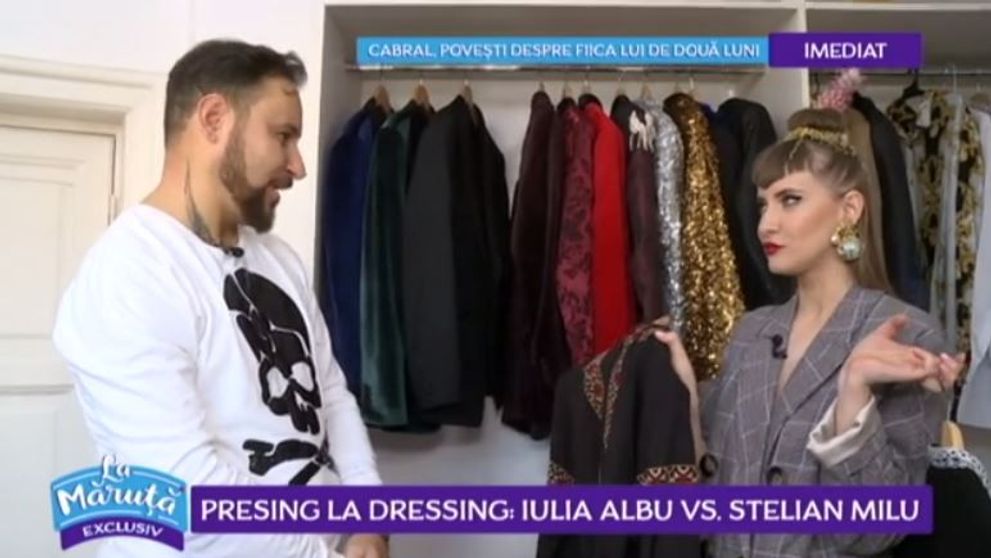 VIDEO Presing la dressing: Iulia Albu vs Stelian Milu