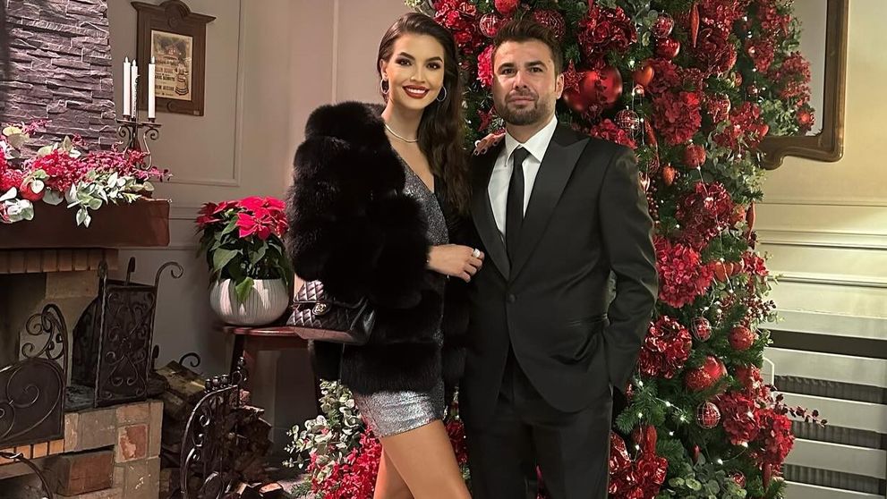 Adrian Mutu și soția, cuplul perfect de Revelion: “Sper să te simți cea mai iubită și cea mai fericită femeie de pe pământ”