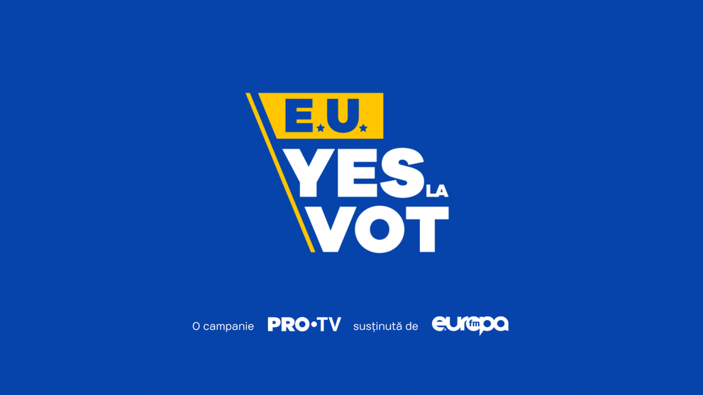 Europa FM susține campania PRO TV “E.U. YES LA VOT”: ”Împreună, putem promova valorile comune”