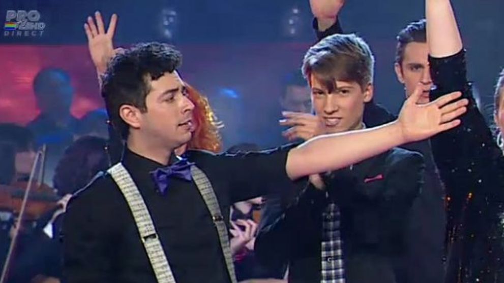 Cristian Sanda a cantat cel mai nou hit al lui Moga:<span style=