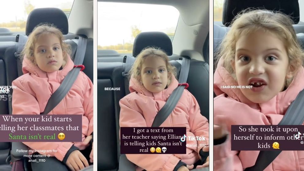 O fetiță, virală pe TikTok, după ce le-a spus colegilor de clasă că Moș Crăciun nu există