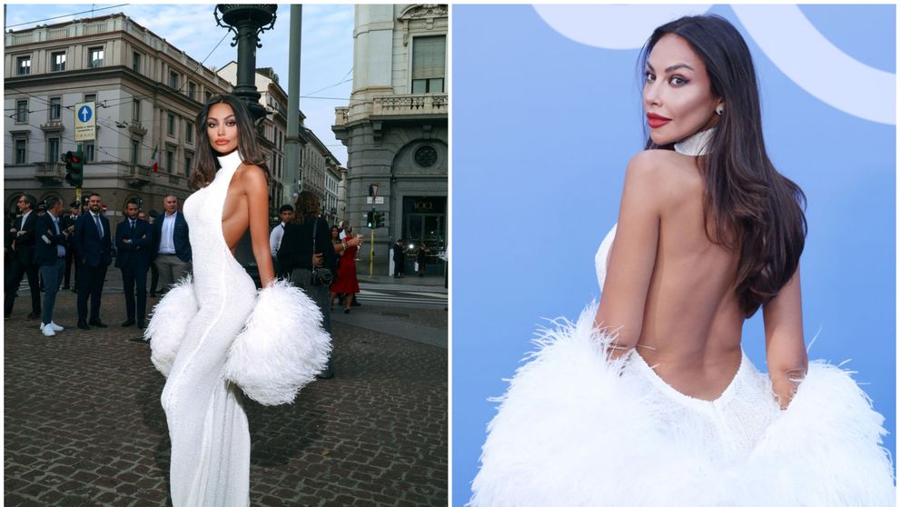 Toți ochii pe Mădălina Ghenea! Românca a blocat traficul la Milano când și-a făcut apariția într-o rochie incendiară