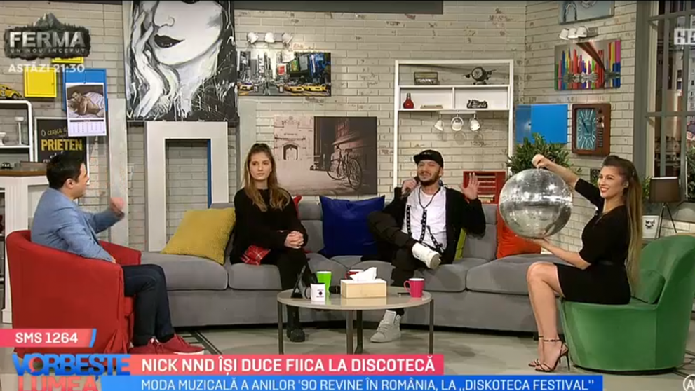 VIDEO Nick de la N&D își duce fiica la discotecă