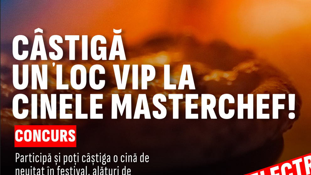 MasterChef dă startul unui concurs cu premii speciale la Electric Castle 2026. Cum poți câștiga o cină VIP pentru două persoane