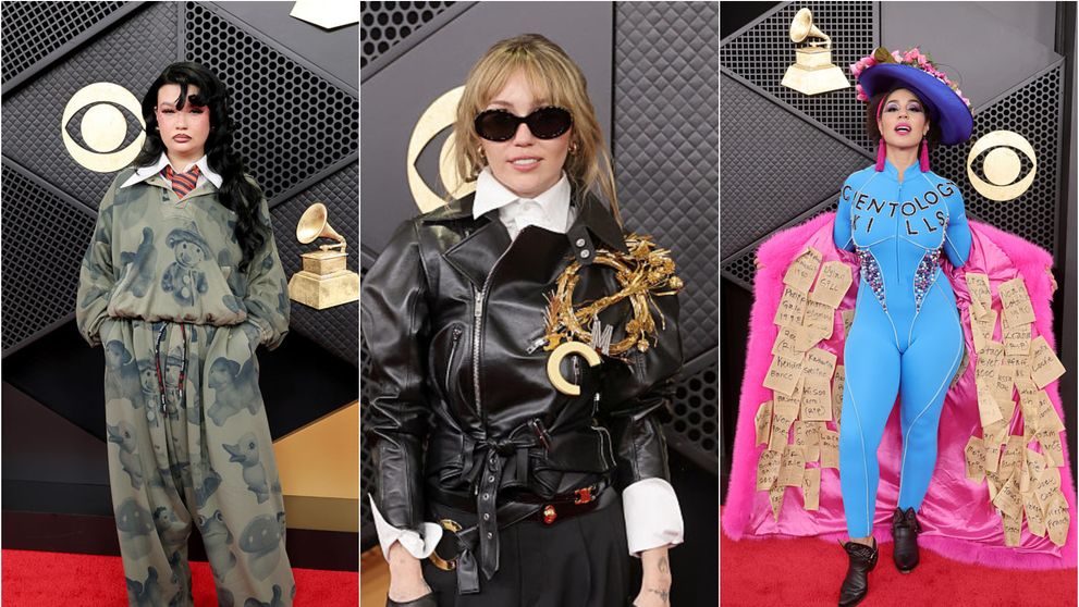 Covorul roșu de coșmar: cele mai bizare ținute de la Grammy 2026. Miley Cyrus, pe lista vedetelor prost îmbrăcate