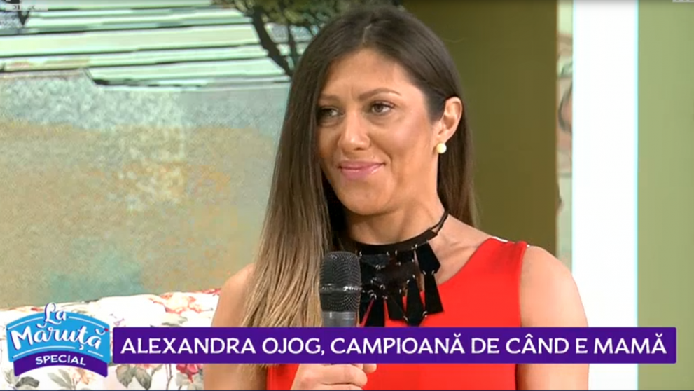 VIDEO Alexandra Ojog, campioană de când a devenit mamă