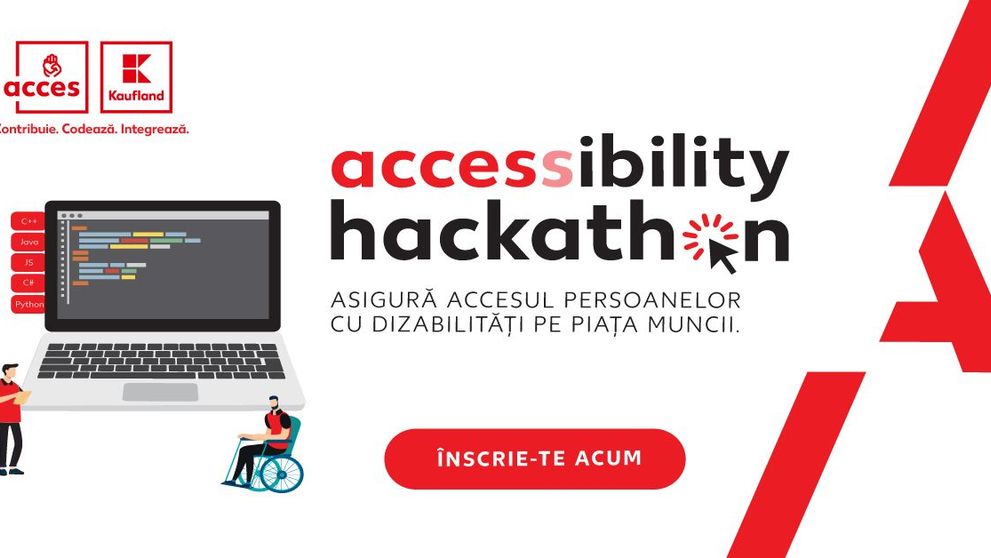 (P) Înscrie-te la primul hackathon organizat de Kaufland România, din grijă pentru persoanele cu dizabilități