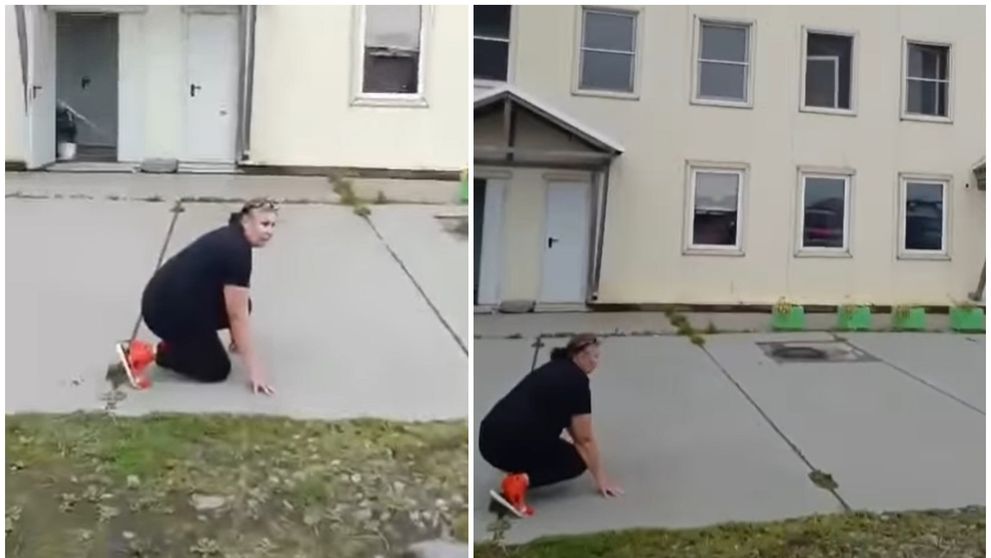 Noi imagini din Kamceatka îți dau fiori: momentul în care o femeie reușește să iasă din clădirea care se clatină și se prăbușește. „Of, Doamne, se zguduie totul!”