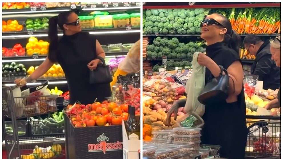 Mergi liniștit la supermarket și dai nas în nas cu Rihanna, la raionul cu ceapă și cartofi! Reacția savuroasă a artistei când a fost recunoscută: „N-ai cum să n-o iubești!”