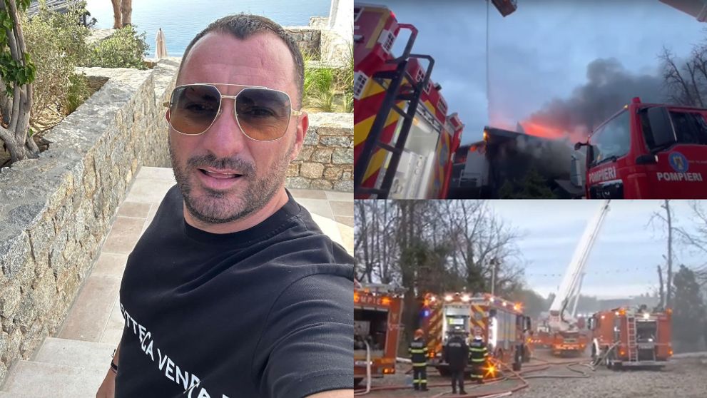 Taverna Racilor de la Snagov a luat foc. De la ce ar fi pornit incendiul, în urmă cu doar câteva ore
