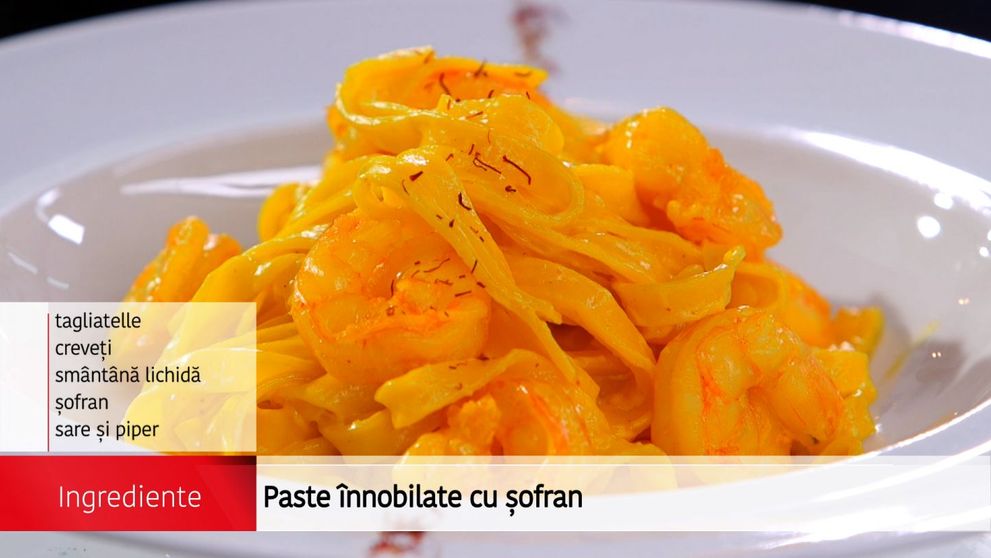 Paste innobilate cu sofran
