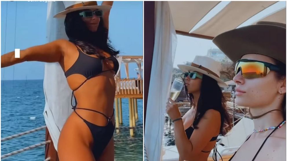 Inna, răsfăț în costum de baie alături de o prietenă. Vedeta e posesoarea siluetei perfecte
