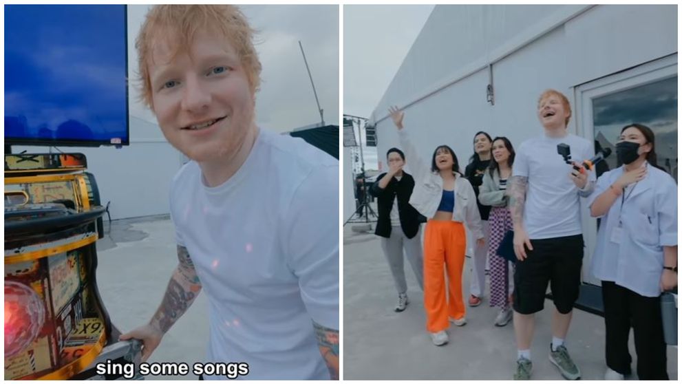 Ed Sheeran a dat-o pe karaoke, în Manila, înainte de mega concertul din România. Clipul amuzant postat de îndrăgitul artist a adunat peste 8 milioane de vizualizări
