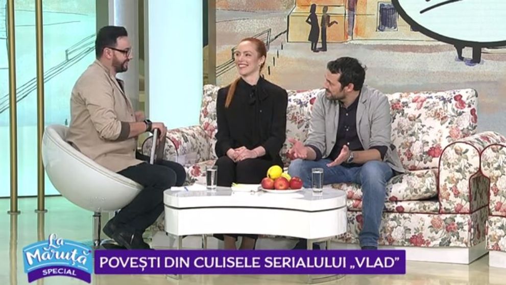 VIDEO Olimpia Melinte și Andrei Aradits, dezvăluiri din culisele serialului VLAD