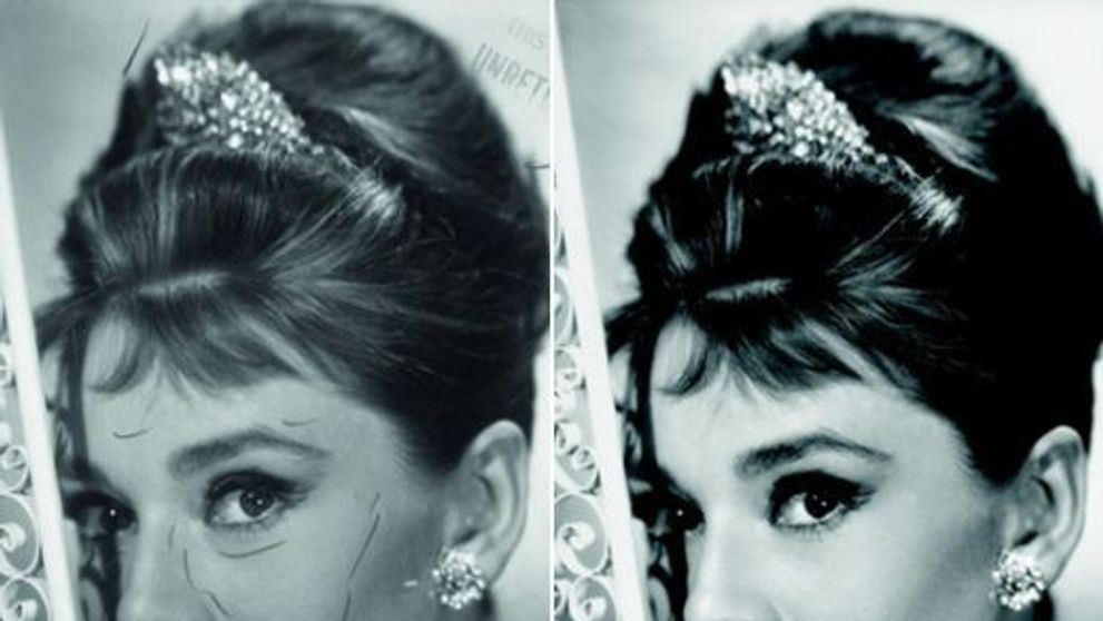 Legenda lui Audrey Hepburn murdarita de photoshop. Imagini rare cu actrita facute publice la 50 de ani de la lansarea unui film nemuritor